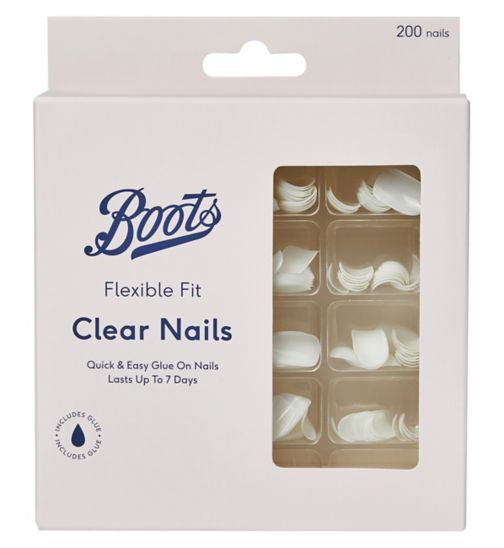 Boots Clear Nails - Oval 200 pk