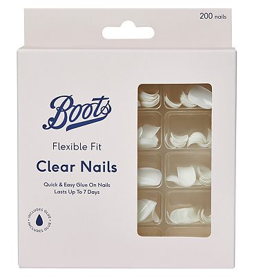 Boots Clear Nails - Oval 200 pk