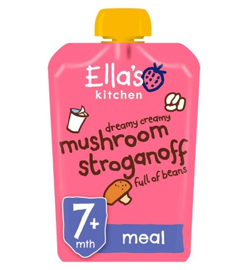 Ellas Kitchen Organic Mushroom Stroganoff Baby Food Pouch 7+ Months 130g