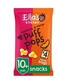 Ella's Kitchen Organic Raspberry and Mango Puff Pops Multipack Baby Snack 10+ Months 4x9g