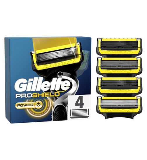 Gillette ProShield Razor Blades Refills x4