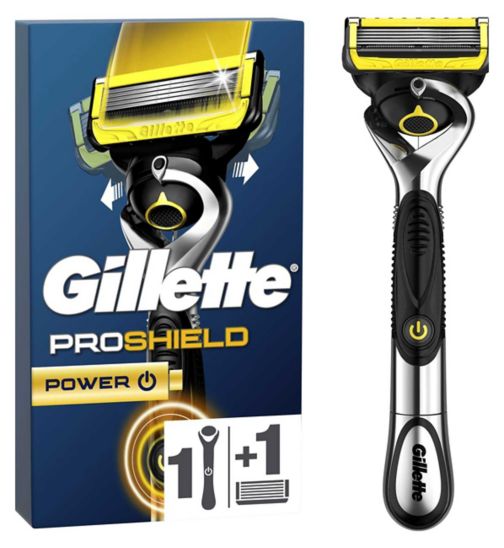 Gillette ProShield Power Razor For Men, 1 Gillette Razor,