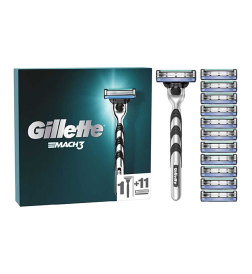 Gillette Mach3 Men's Razor - 12 Blades