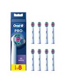 Oral-B 3D White Toothbrush Head with CleanMaximiser Technology, 8 Pack