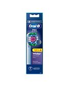 Oral-B 3D White Toothbrush Head with CleanMaximiser Technology, 4 Pack