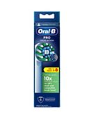 Oral-B CrossAction Toothbrush Head with CleanMaximiser Technology, 8 Pack