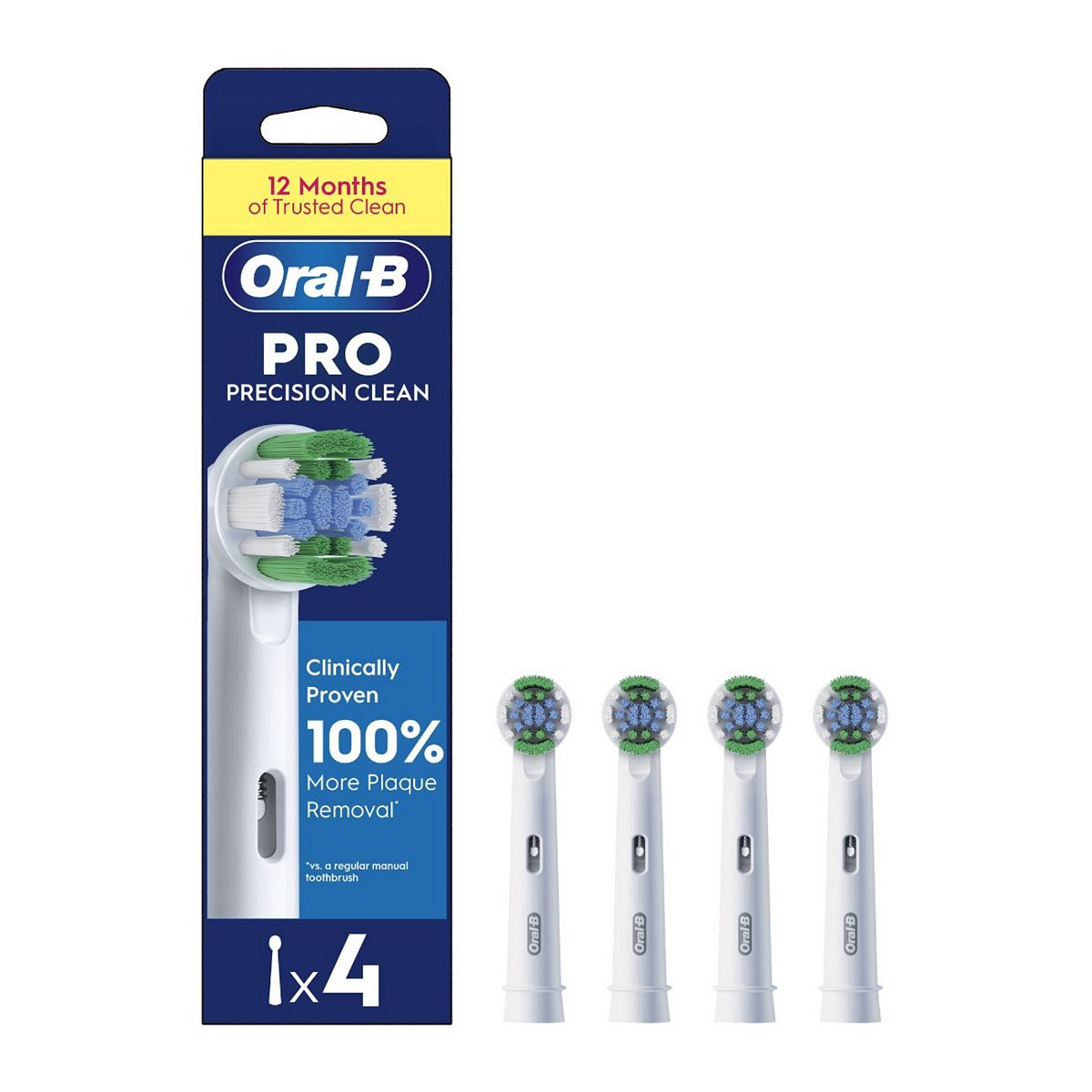 Oral B Oral-B Pro Precision Clean Toothbrush Heads 4 Pack