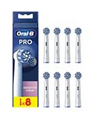 Oral-B Sensitive Clean Toothbrush Head, 8 Pack