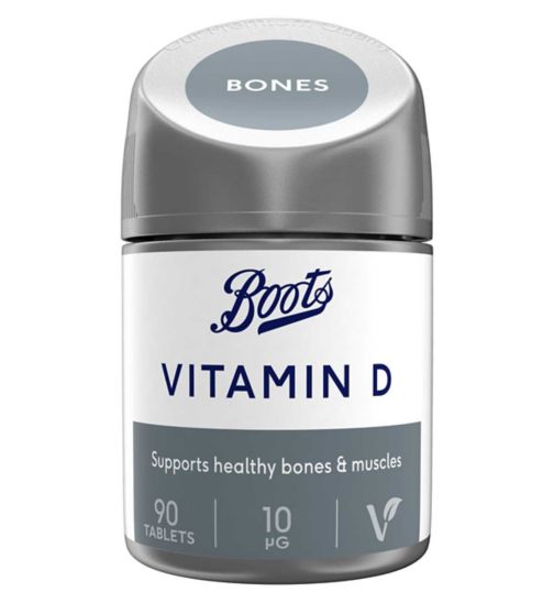 Boots Vitamin D 10 µg Food Supplement 90 Tablets