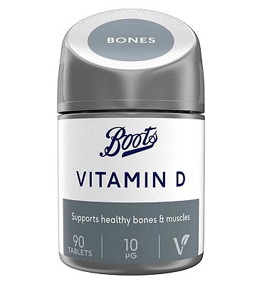Boots Vitamin D 10 g Food Supplement 90 Tablets