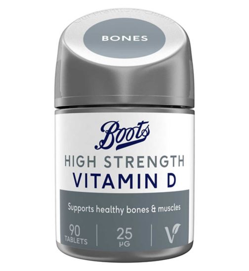 Boots High Strength Vitamin D 25 µg Food Supplement 90 Tablets