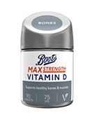 Boots Max Strength Vitamin D 75 µg Food Supplement 90 Tablets