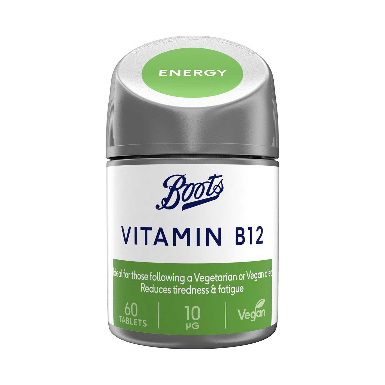 Boots Vitamin B12 Supplement 60 Tablets