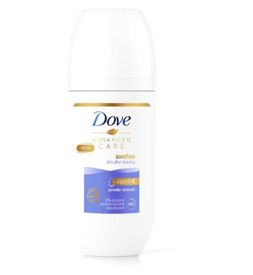 Dove Advanced Care Antiperspirant Roll On Powder Smooth 100ml