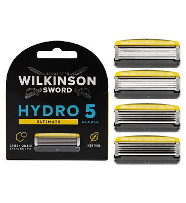 Wilkinson Sword Hydro 5 Ultimate Men's Razor Blades Refills 4 Pack