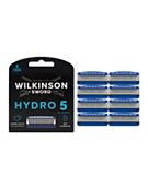 Wilkinson Sword Hydro 5 Men’s Razor Blade Refills x 8, with Hydrating Gel & Precision Trimmer.