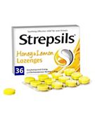 Strepsils Honey & Lemon 36 lozenges