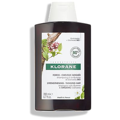 Klorane Strengthening Shampoo with Quinine and Organic Edelweiss for Thinning Hair 200ml
