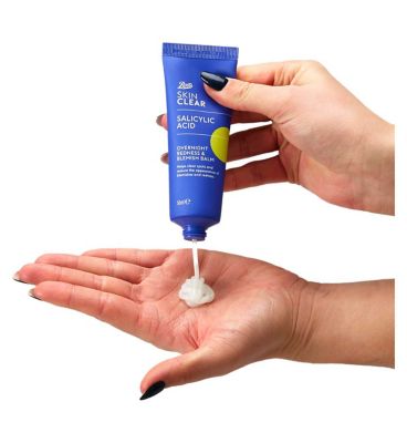 Boots Skin Clear with Salicylic Acid Overnight & Redness Blemish Balm with niacinamide 50ml (3)