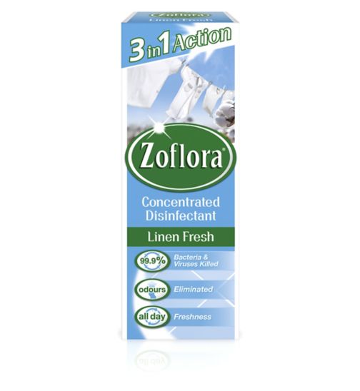 Zoflora Concentratred Disinfectant 120ml - Linen Fresh