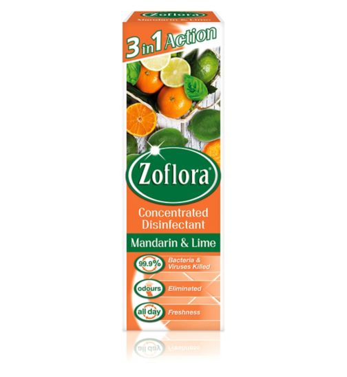Zoflora Concentratred Disinfectant 250ml - Mandarin & Lime