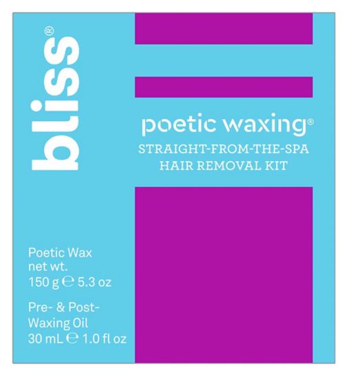 Bliss Poetic Waxing Straight-From-The-Spa Hair Removal Kit 150g