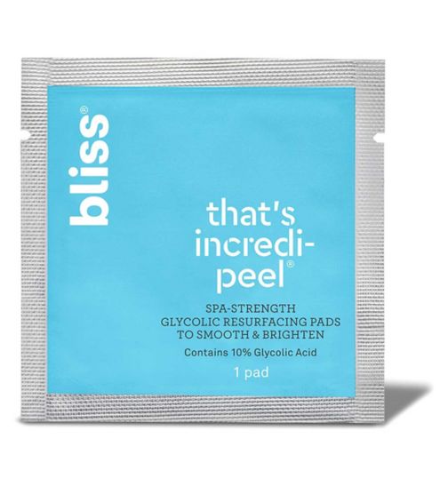 Bliss That's Incredi-peel Glycolic Acid Pads 15pk