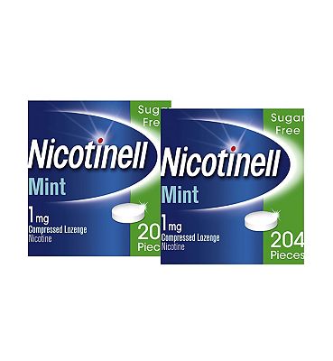 Nicotinell Mint Lozenge - 204s 1mg x 2 Bundle