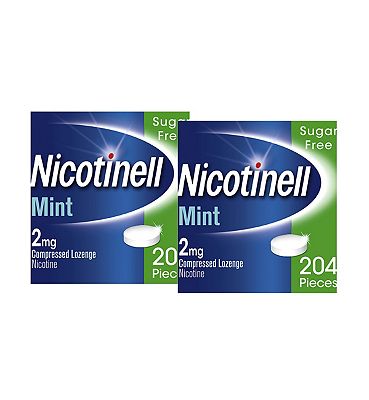 Nicotinell Mint Lozenge 204s 2mg x 2 Bundle