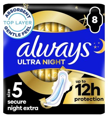 Always Ultra Night Pads Boots Ireland