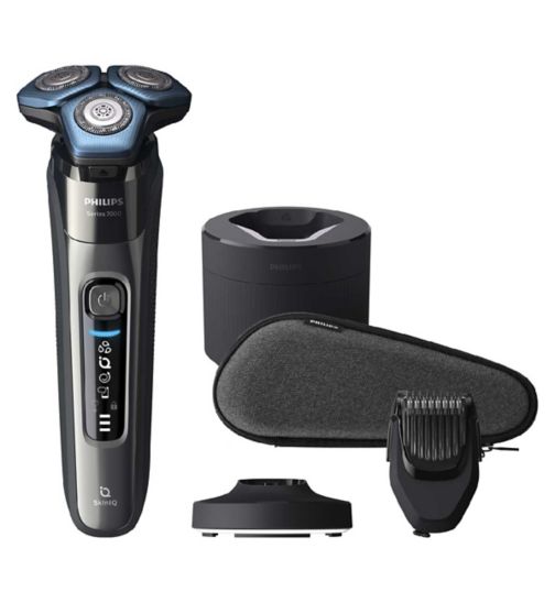 Philips Series 7000 Wet & Dry Electric Shaver with Charging Station and Pouch - S7788/59