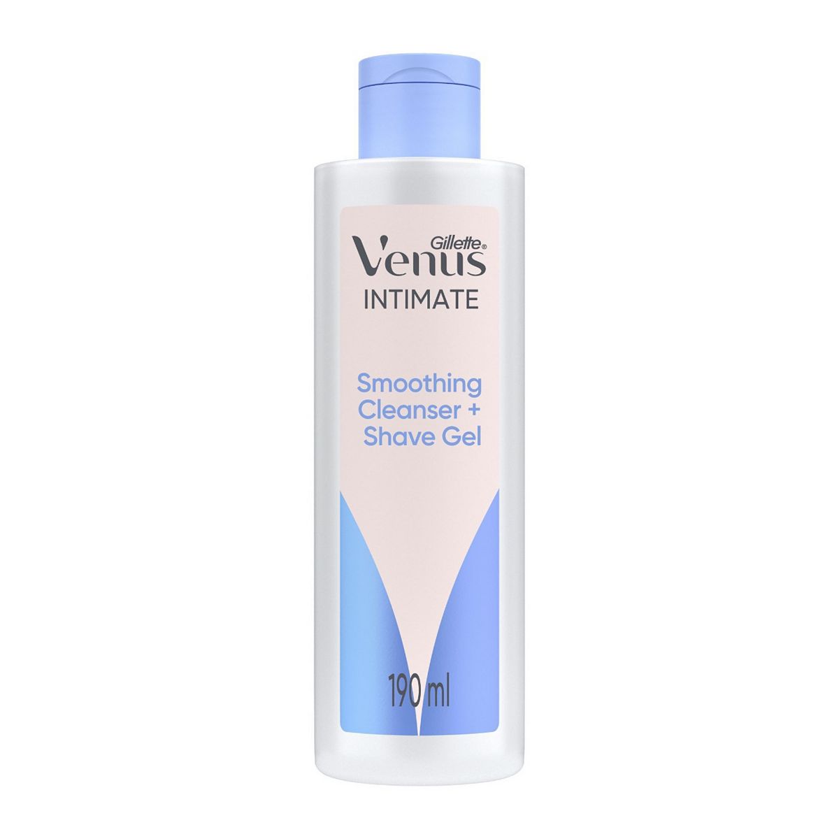 Gillette Venus Intimate, 2-In-1 Cleanser + Shave Gel For Pubic Hair 190ml