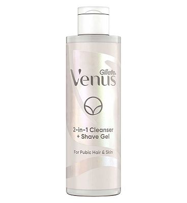 Venus for Pubic Hair, 2-in-1 Cleanser + Shave Gel 190ml