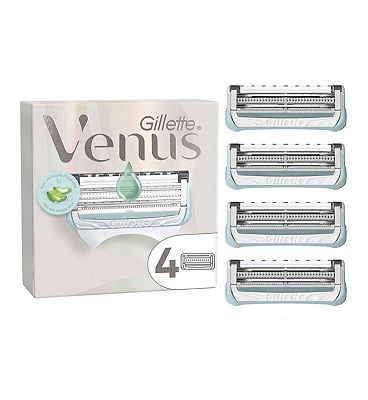 Venus For Pubic Hair & Skin Women's Razor Blades X4