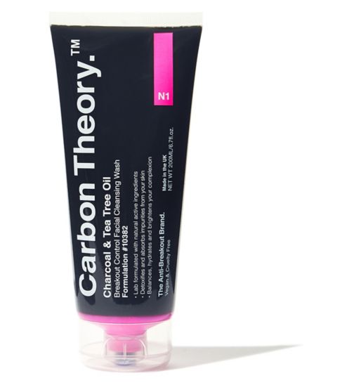 Carbon Theory Breakout Control Facial Cleansing Wash 200ml