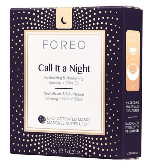 Foreo Call It A Night Revitalizing UFO™/UFO™ mini Activated Face Mask x7