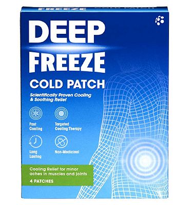 Freeze Pain Relief Cold Patches, Pack of 4