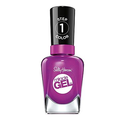 Sally Hansen Miracle Gel Nail Polish - Hunger Flames - Magenta Purple Nail Colour