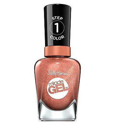 Sally Hansen Miracle Gel Nail Polish - Terra Coppa - Shimmery Terracotta Nail Colour