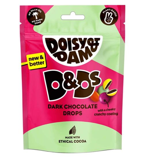 Doisy & Dam Dark Chocolate Drops - 80g