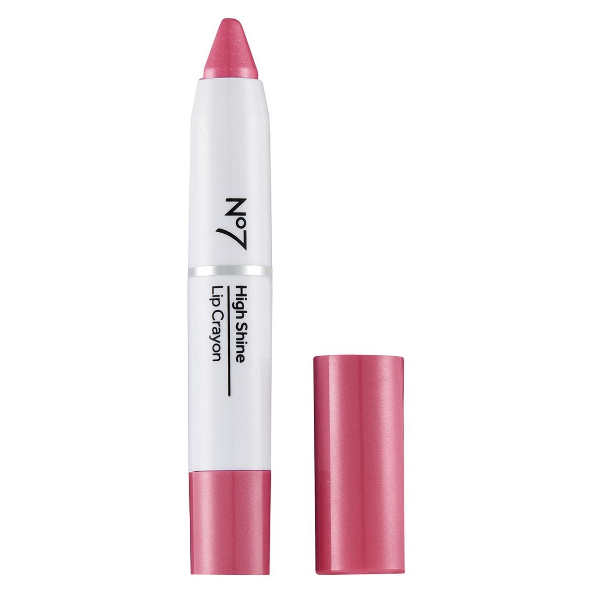 No7 High Shine Lip Crayon Rosy Blush