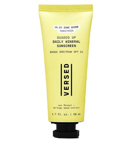 Versed Guard's Up daily mineral sunscreen broad spectrum SPF35 50ml