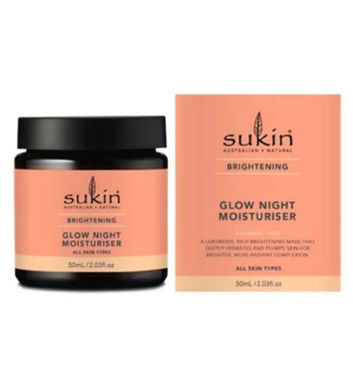 Sukin Brightening Glow Night moisturiser 50ml
