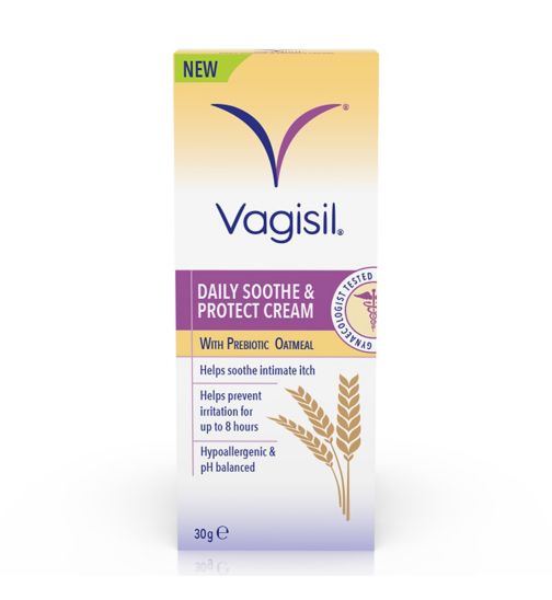 Vagisil Daily Soothe and Protect Cream with Prebiotic Oatmeal 30g