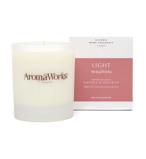 AromaWorks Amyris and Orange Candle 30cl