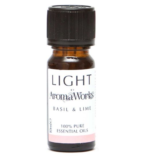 AromaWorks London Light Range - Basil and Lime 10ml Essential Oil