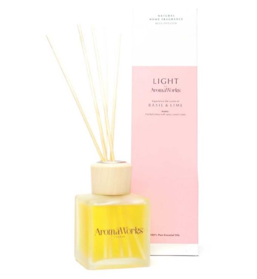 AromaWorks Basil and Lime Reed Diffuser