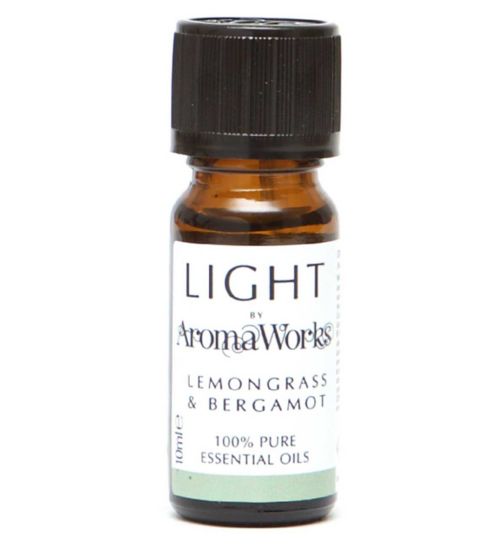 AromaWorks London Light Range - Lemongrass and Bergamot 10ml Essential Oil