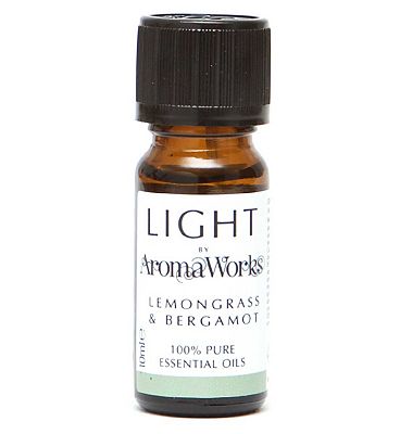 AromaWorks London Light Range - Lemongrass and Bergamot 10ml Essential Oil