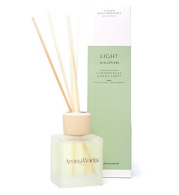 AromaWorks Lemongrass & Bergamot Reed Diffuser 100ml